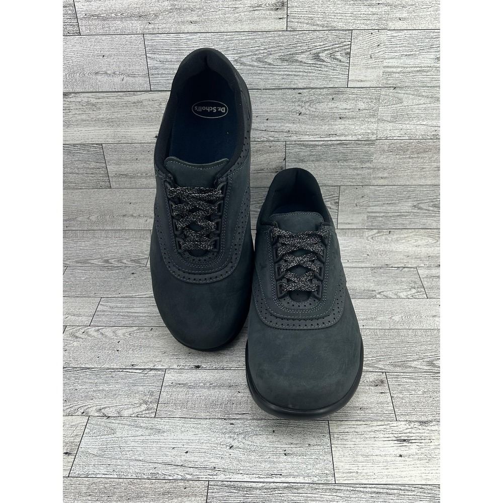 SAS Walk Easy Shoes Womens‎ Size 8.5 Wide Black Leather Comfort Orthopedic USA